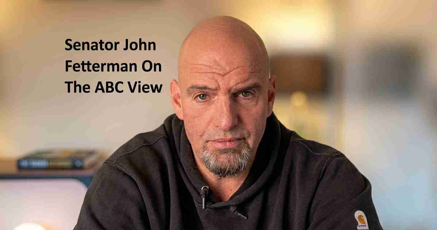 Thumbnail of Senator John Feterman speaking to camera on The ABC View set.